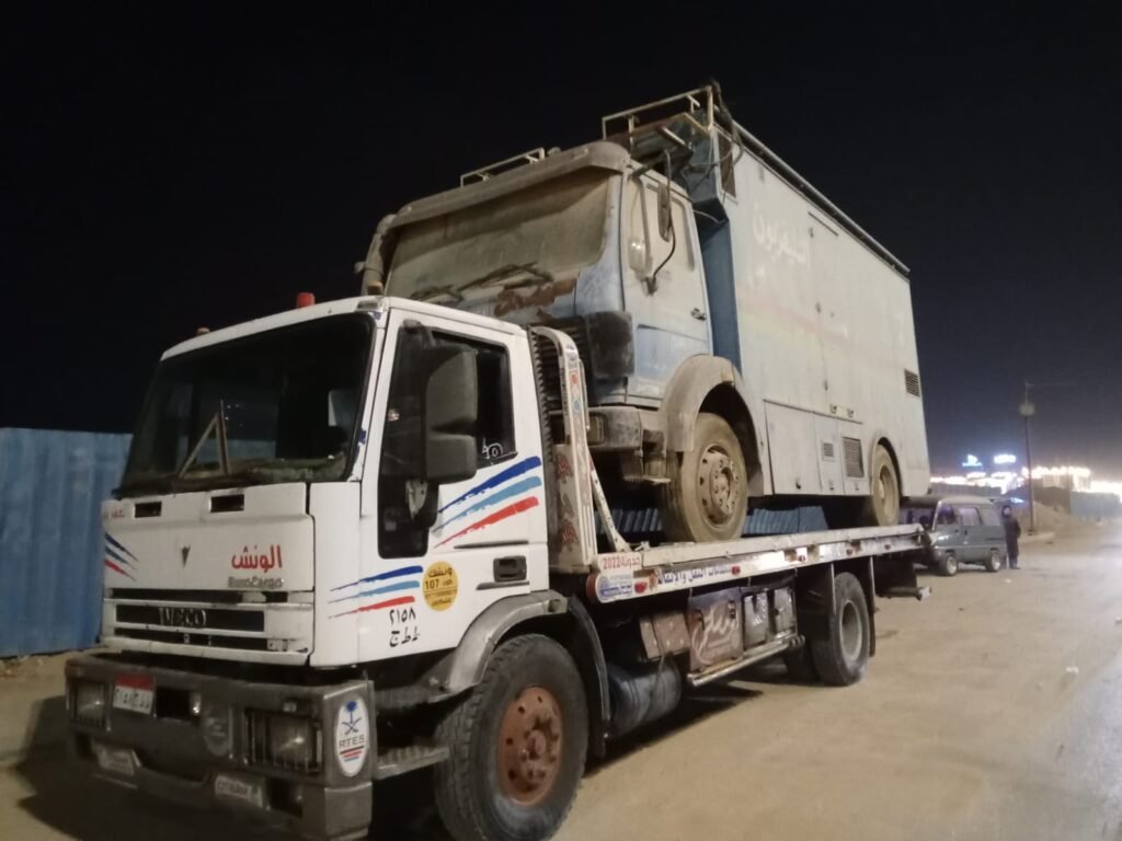 اسرع ونش انقاذ عيل محور 30 يونيو