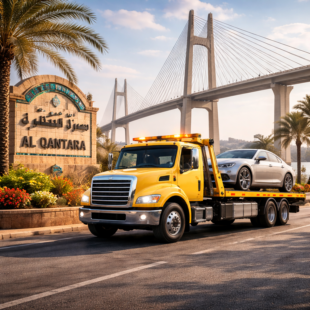 ونش انقاذ في القنطرة