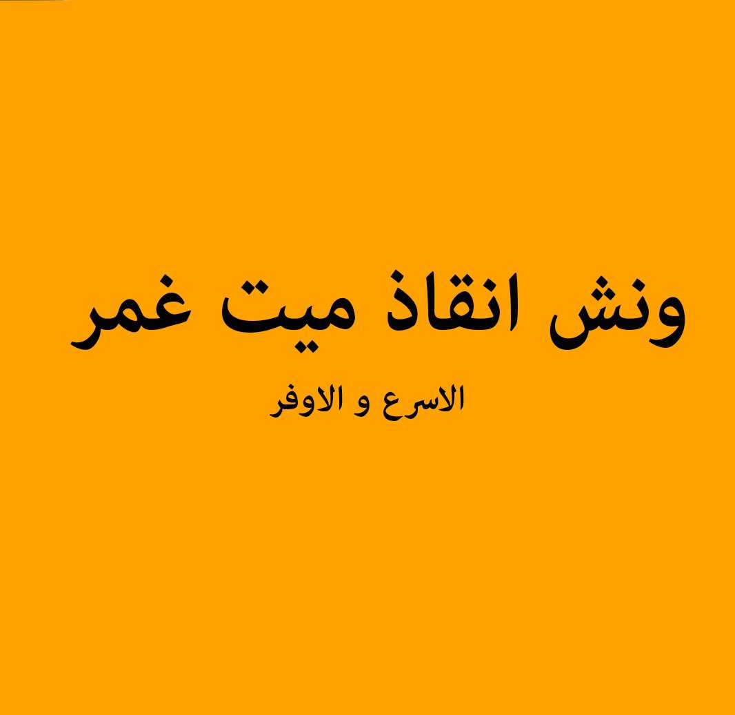 ونش انقاذ ميت غمر 