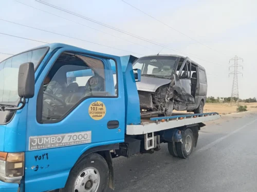 ونش انقاذ عربيات في العشر من رمضان